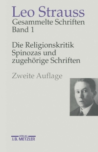 Imagen de portada: Leo Strauss: Gesammelte Schriften 2nd edition 9783476018564