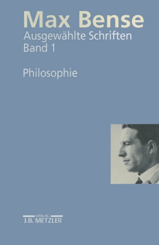 Cover image: Max Bense: Philosophie 9783476015655