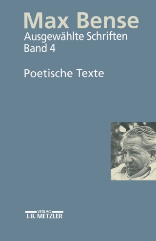 Cover image: Max Bense: Poetische Texte 9783476015686