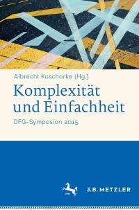 Imagen de portada: Komplexität und Einfachheit 9783476043566