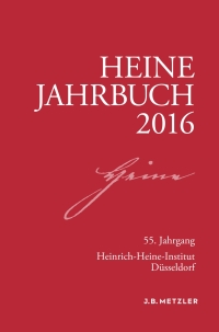 Cover image: Heine-Jahrbuch 2016 9783476026910