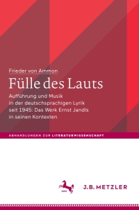 صورة الغلاف: Fülle des Lauts 1st edition 9783476045966