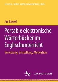 Omslagafbeelding: Portable elektronische Wörterbücher im Englischunterricht 9783476047991