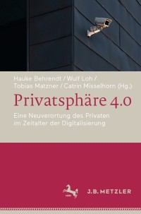 Cover image: Privatsphäre 4.0 9783476048592