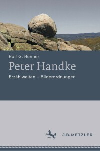 Cover image: Peter Handke 1st edition 9783476049063