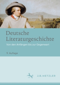 Cover image: Deutsche Literaturgeschichte 9th edition 9783476049520