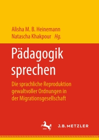 Cover image: Pädagogik sprechen 9783476049629