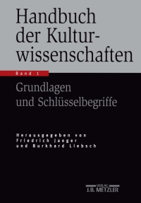 Imagen de portada: Handbuch der Kulturwissenschaften 1st edition 9783476018816