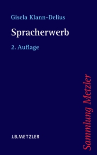 Titelbild: Spracherwerb 2nd edition 9783476123213