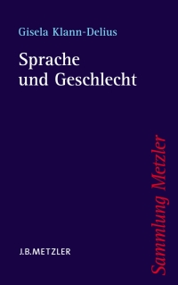 Cover image: Sprache und Geschlecht 9783476103499