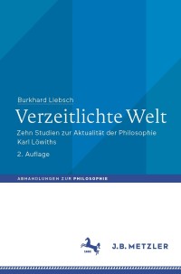 Imagen de portada: Verzeitlichte Welt 2nd edition 9783476051301