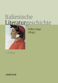 Cover image: Italienische Literaturgeschichte 3rd edition 9783476020642