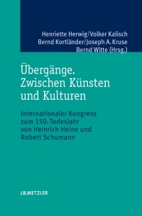 Cover image: Übergänge. Zwischen Künsten und Kulturen 1st edition 9783476021847