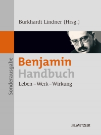 Titelbild: Benjamin-Handbuch 1st edition 9783476022769