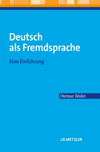 Cover image: Deutsch als Fremdsprache 9783476023001