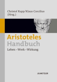 Imagen de portada: Aristoteles-Handbuch 1st edition 9783476021908