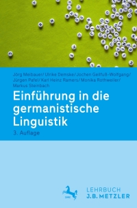 Cover image: Einführung in die germanistische Linguistik 3rd edition 9783476025661