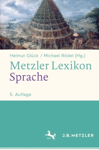 Cover image: Metzler Lexikon Sprache 5th edition 9783476026415