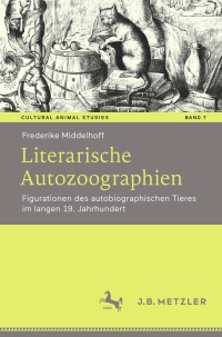 Immagine di copertina: Literarische Autozoographien 9783476055118