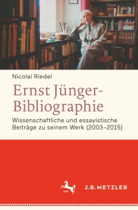 Imagen de portada: Ernst Jünger-Bibliographie. Fortsetzung 9783476026651