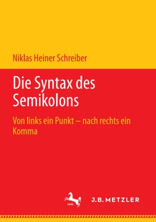 Titelbild: Die Syntax des Semikolons 9783476057358