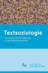 Cover image: Textsoziologie 2nd edition 9783476058157