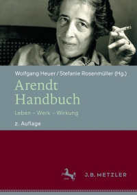 Titelbild: Arendt-Handbuch 2nd edition 9783476058362