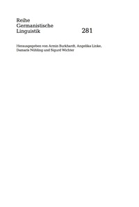 Titelbild: Funktionsverbgefüge - empirisch 1st edition 9783484312814
