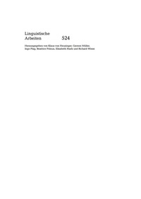 Cover image: Handschriftliche Sprachproduktion 1st edition 9783484305243