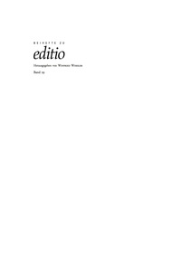Cover image: Autoren und Redaktoren als Editoren 1st edition 9783484295292