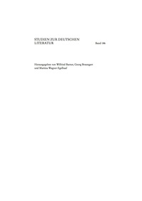 Titelbild: Existenzproblematik und Erzählstrategie 1st edition 9783484181861