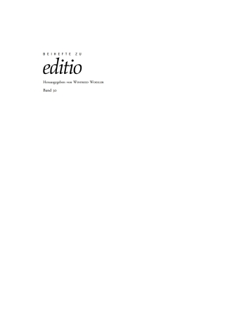 Cover image: Wege zum Text 1st edition 9783484295308