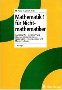 Cover image: Mathematik 1 für Nichtmathematiker 7th edition 9783486274073