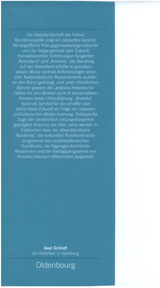 صورة الغلاف: Zwischen Abendland und Amerika 1st edition 9783486563443