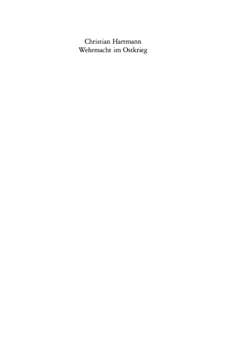 Cover image: Wehrmacht im Ostkrieg 2nd edition 9783486702255