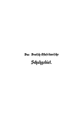 Cover image: Das Deutsch-Ostafrikanische Schutzgebiet 1st edition 9783486729641