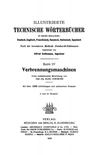 Cover image: Verbrennungsmaschinen 1st edition 9783486737011