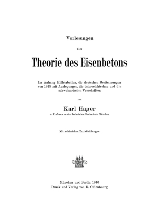 表紙画像: Vorlesungen über Theorie des Eisenbetons 1st edition 9783486744392