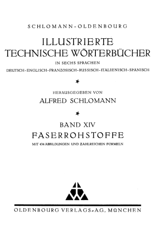 Imagen de portada: Faserrohstoffe 1st edition 9783486749618
