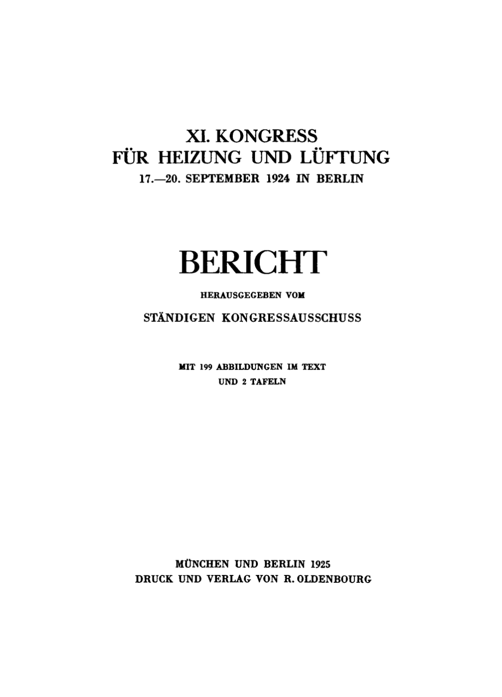 17.–20. September 1924 in Berlin 1st Edition