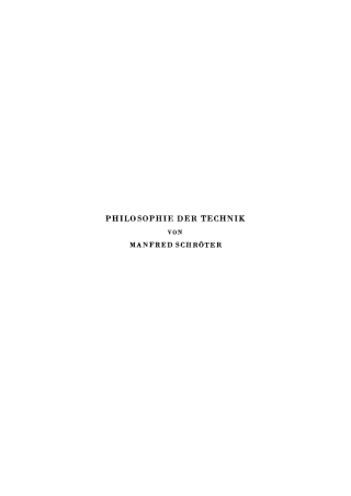 Imagen de portada: Philosophie der Technik 1st edition 9783486767186