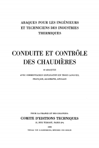 صورة الغلاف: Conduite et contrôle des chaudières. Abaques pour les ingénieurs et techniciens des industries thermique 1st edition 9783486767407