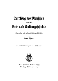 Immagine di copertina: Der Weg des Menschen durch die Erd- und Kulturgeschichte 1st edition 9783486768268