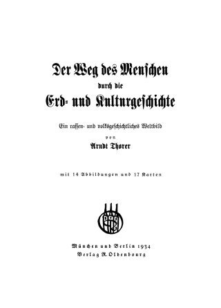 Cover image: Der Weg des Menschen durch die Erd- und Kulturgeschichte 1st edition 9783486768268