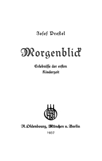 Cover image: Morgenblick 1st edition 9783486769746