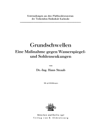 Cover image: Grundschwellen 1st edition 9783486770469