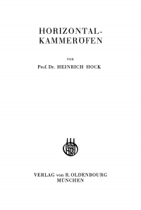 Immagine di copertina: Horizontalkammeröfen 1st edition 9783486771787