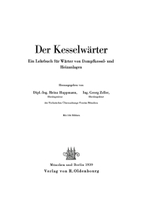 Cover image: Der Kesselwärter 1st edition 9783486772494