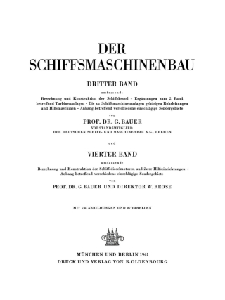 Cover image: Band 3: Berechnung und Konstruktion der Schiffskessel. Ergänzungen zum 2. Band betreffend Turbinenanlagen. Die zu Schiffsmaschinenanlagen gehörigen Rohrleitungen und Hilfsmaschinen 1st edition 9783486773361