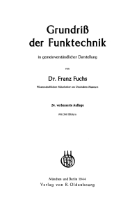 表紙画像: Grundriß der Funktechnik in gemeinverständlicher Darstellung 24th edition 9783486775808